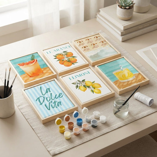 MINI MALEN NACH ZAHLEN | CITRUS COAST – 6er Set