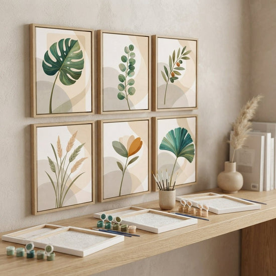 MINI MALEN NACH ZAHLEN | BOTANICAL HARMONY – 6er Set