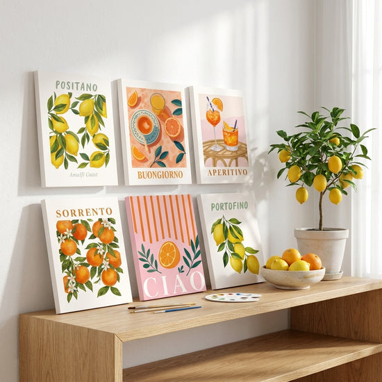 MINI MALEN NACH ZAHLEN | MEDITERRANE VIBES – 6er Set