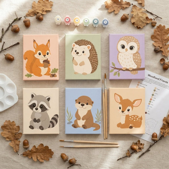 MINI MALEN NACH ZAHLEN | WALDFREUNDE – 6er Set