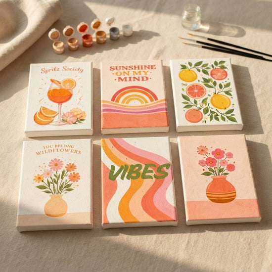 MINI MALEN NACH ZAHLEN | SUMMER VIBES – 6er Set