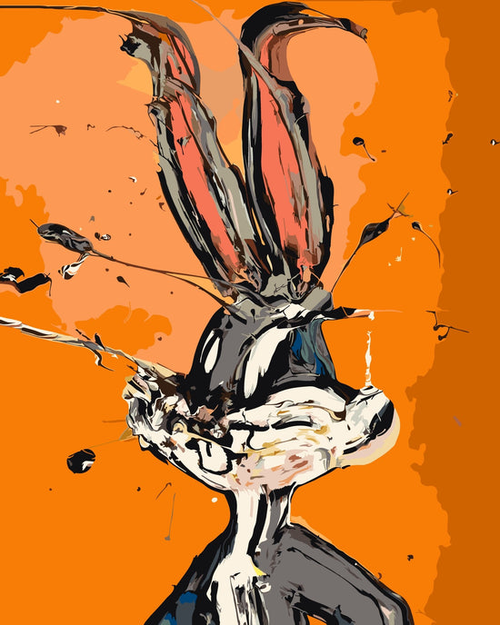 MALEN NACH ZAHLEN | ABSTRAKT HASE