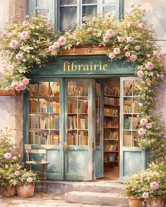 MALEN NACH ZAHLEN | BLÜTENZAUBER DER KLEINEN LIBRAIRIE