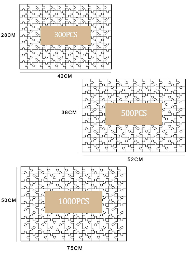 puzzle-größen