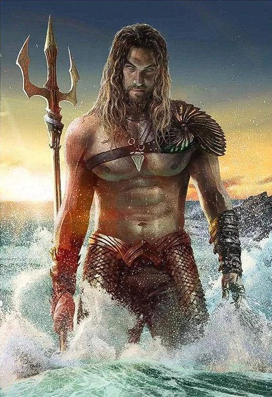 DIAMOND PAINTING | AQUAMAN IM WASSER