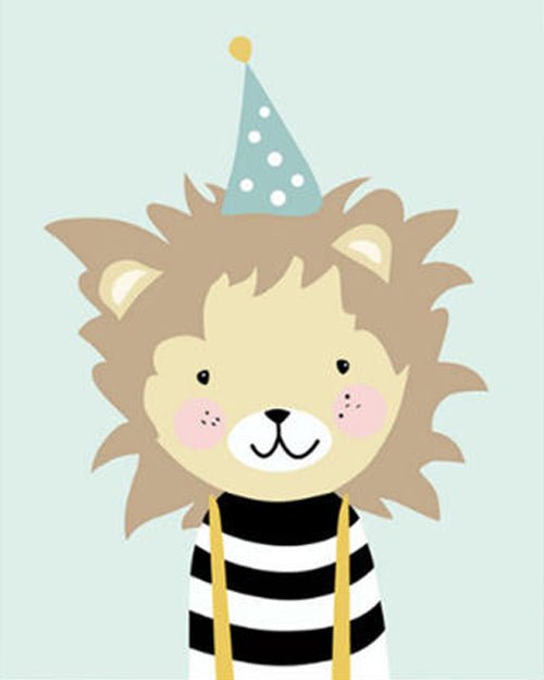 MALEN NACH ZAHLEN | LÖWE CARTOON