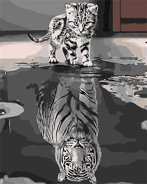 MALEN NACH ZAHLEN | KATZE DREAM BIG