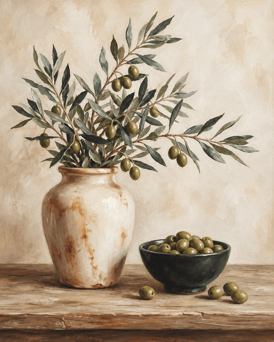 MALEN NACH ZAHLEN | MEDITERRANE OLIVEN