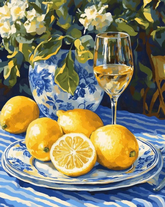 MALEN NACH ZAHLEN | ZITRONEN UND WEIN