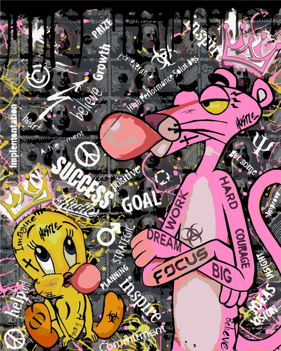 MALEN NACH ZAHLEN | POP ART PANTHER