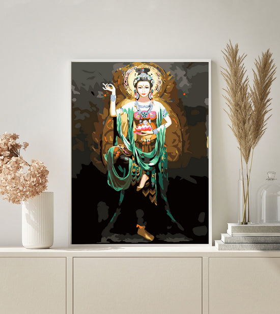 MALEN NACH ZAHLEN | BUDDHA STATUE