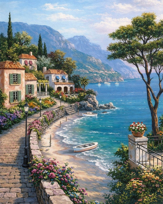 MALEN NACH ZAHLEN | MEDITERRANE KÜSTENTRÄUME