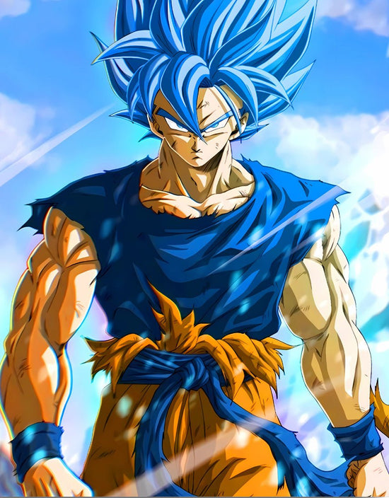 MALEN NACH ZAHLEN | ANIME BLAUE ENERGIE