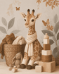 MALEN NACH ZAHLEN | KLEINE KUSCHELGIRAFFE