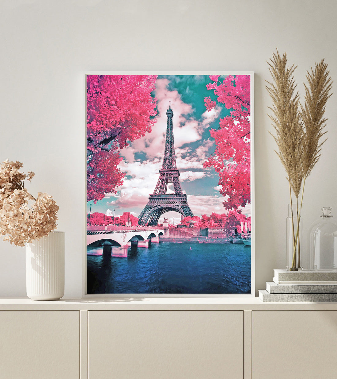 Malen nach Zahlen | Rosa Eiffelturm – Lieblingsart