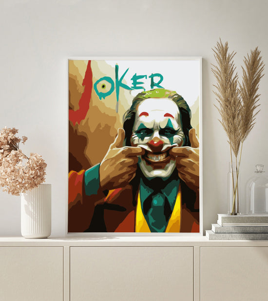 MALEN NACH ZAHLEN | JOKER GRIMASSE