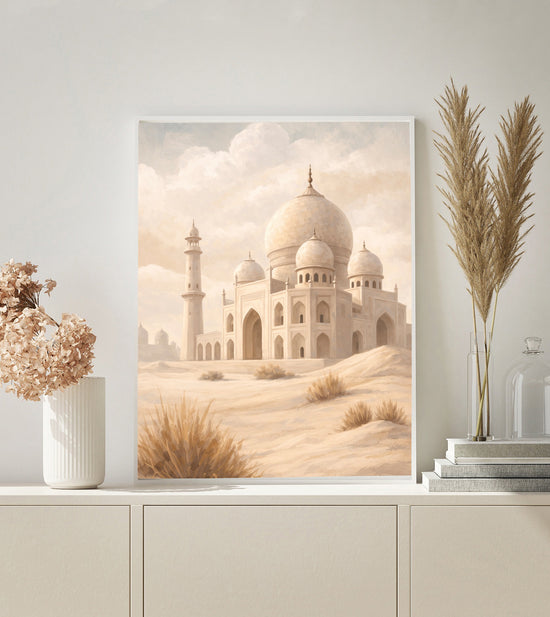 MALEN NACH ZAHLEN | WÜSTENMOSCHEE IM LICHT