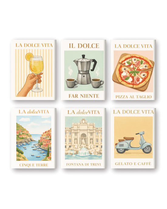 MINI MALEN NACH ZAHLEN | ITALIENISCHE MOMENTE – 6er Set