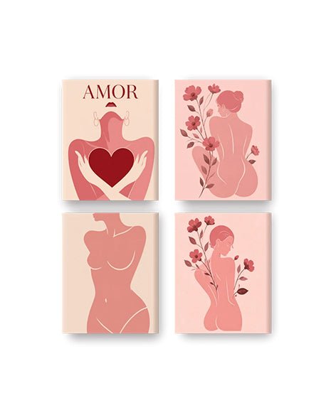 MINI MALEN NACH ZAHLEN | AMORE - 4er Set