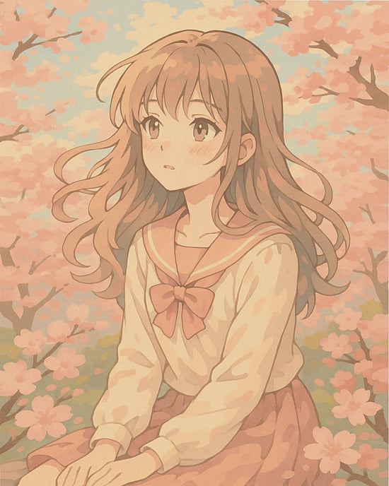 MALEN NACH ZAHLEN | ANIME MÄDCHEN