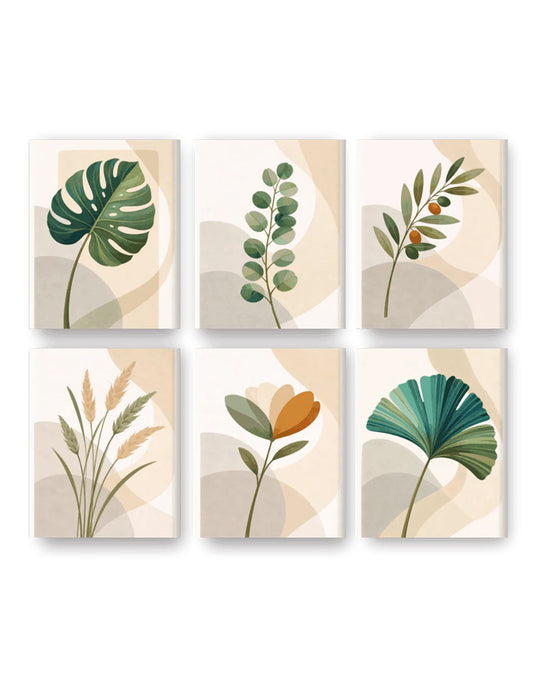 MINI MALEN NACH ZAHLEN | BOTANICAL HARMONY – 6er Set