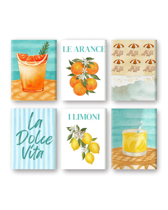 MINI MALEN NACH ZAHLEN | CITRUS COAST – 6er Set