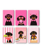 MINI MALEN NACH ZAHLEN | PINK PAWS – 6er Set