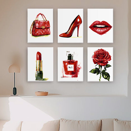 MINI MALEN NACH ZAHLEN | RED LADY - 6er Set