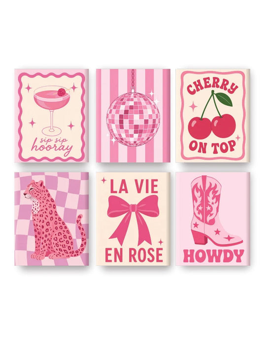 MINI MALEN NACH ZAHLEN | CHERRY CLUB – 6er Set
