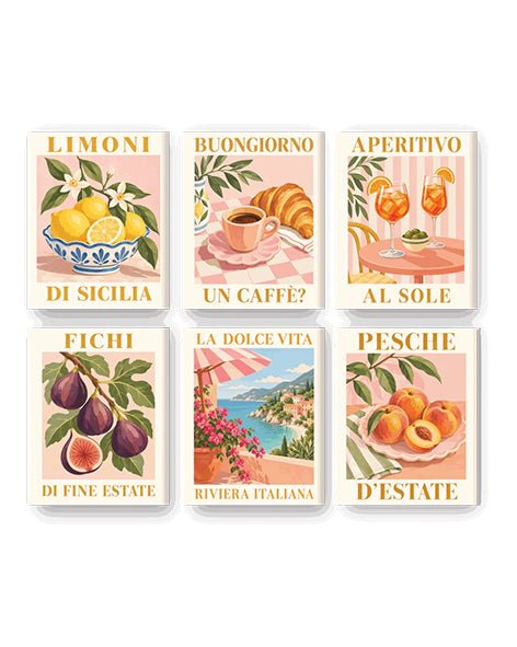 MINI MALEN NACH ZAHLEN | ITALIAN SUMMER – 6er Set