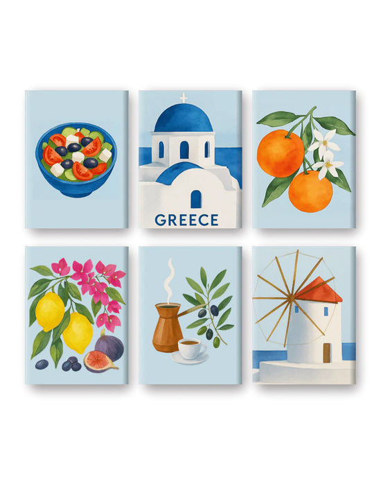MINI MALEN NACH ZAHLEN | GREEK ESCAPE – 6er Set