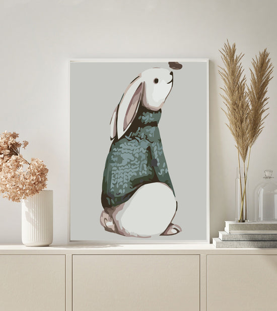 MALEN NACH ZAHLEN | HASE CARTOON