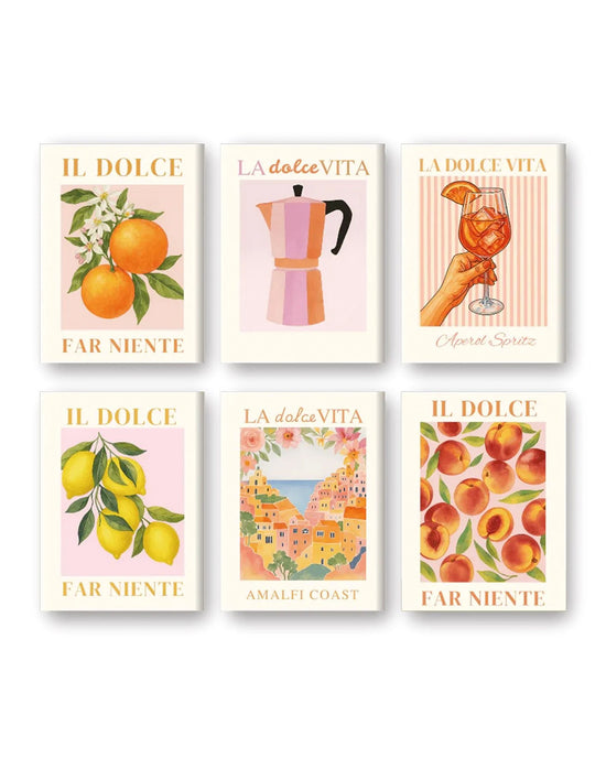 MINI MALEN NACH ZAHLEN | LA DOLCE VITA – 6er Set
