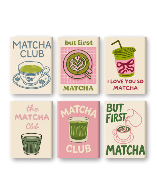 MINI MALEN NACH ZAHLEN | MATCHA MOMENTS – 6er Set