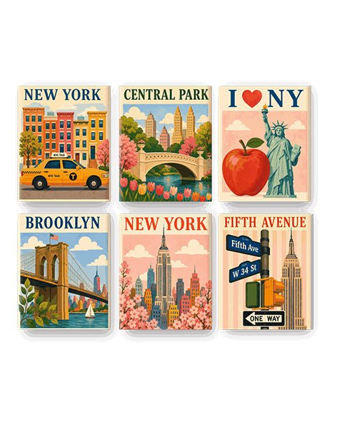 MINI MALEN NACH ZAHLEN | NEW YORK VIBES – 6er Set