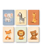 MINI MALEN NACH ZAHLEN | SAFARI FREUNDE – 6er Set