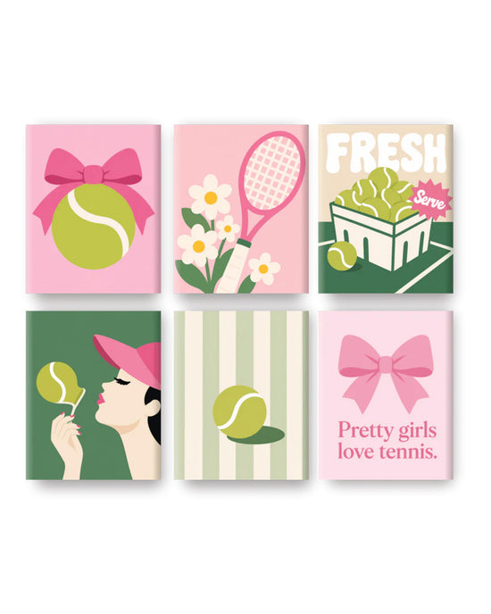 MINI MALEN NACH ZAHLEN | TENNIS CLUB – 6er Set