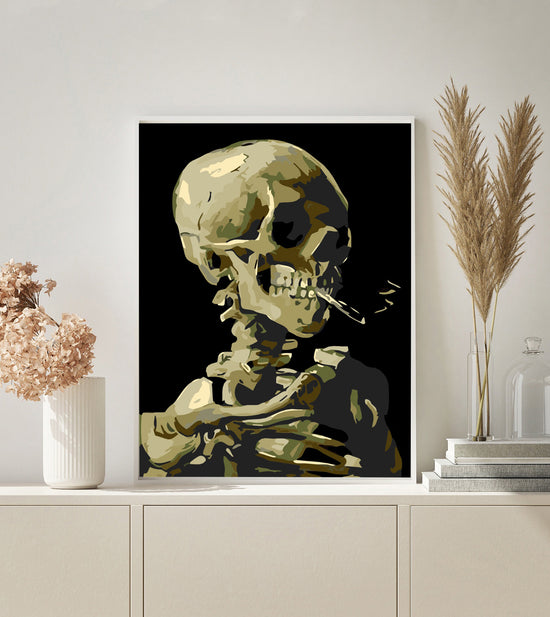 MALEN NACH ZAHLEN | TOTENKOPF PORTRAIT