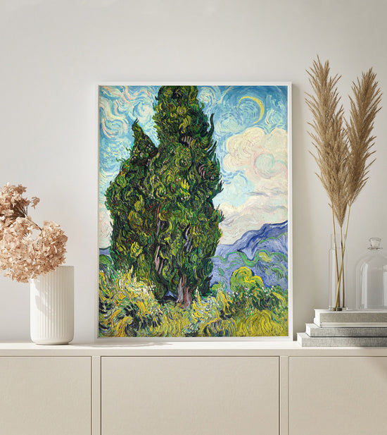 MALEN NACH ZAHLEN | VAN GOGH CYPRESSES