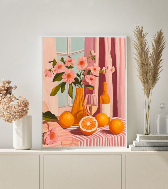 MALEN NACH ZAHLEN | ORANGEN UND WEIN