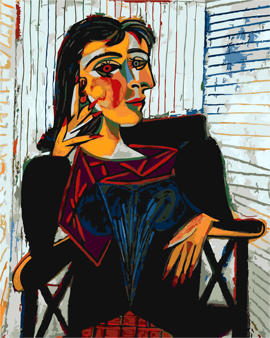 MALEN NACH ZAHLEN | PICASSO DORA MAAR