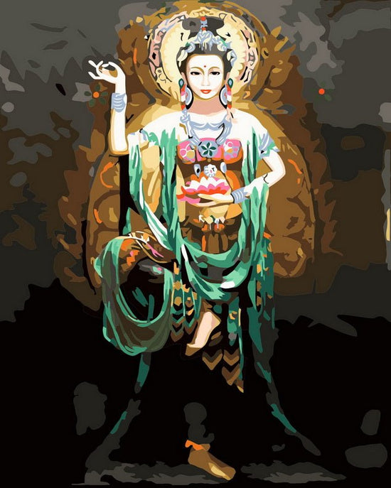 MALEN NACH ZAHLEN | BUDDHA STATUE