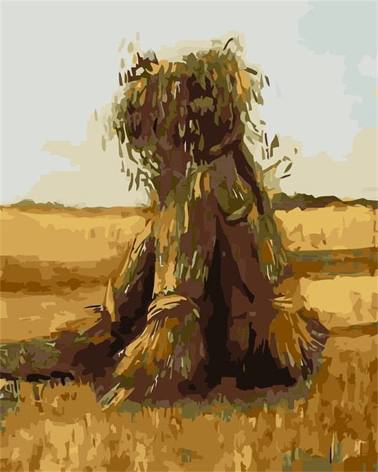 MALEN NACH ZAHLEN | VAN GOGH WEIZENGARBEN AUF FELD